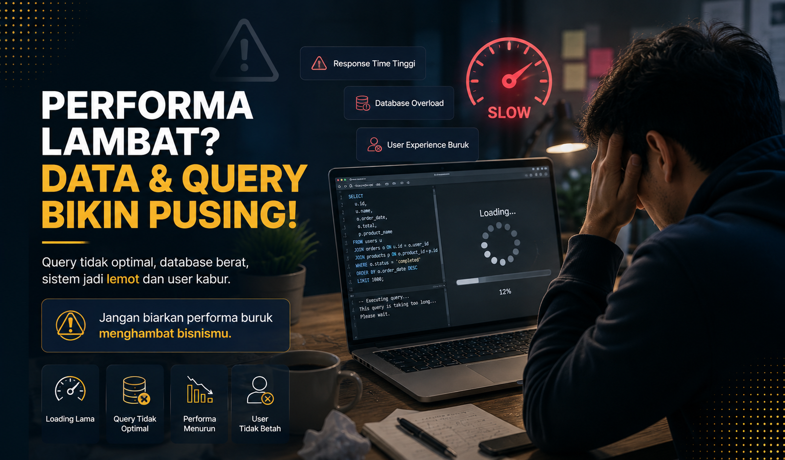7 Query Eloquent yang Sering Bikin Aplikasi Laravel Lambat (dan Cara Memperbaikinya)