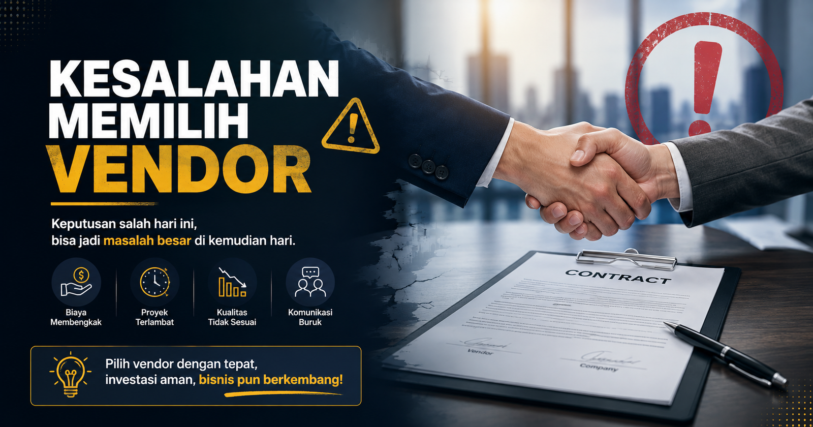 5 Kesalahan Umum Memilih Vendor Software House (dan Cara Menghindarinya)